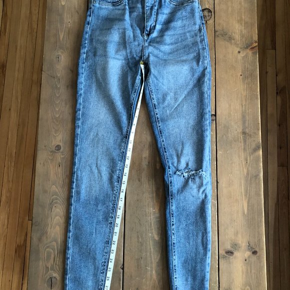 TALL High Waisted Skinny Jeans - New Look "Hallie" | Size 6 | 34" Long - Picture 3 of 11